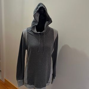 Eddie Bauer striped hoodie sweatshirt